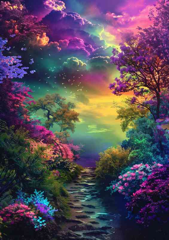 Bright colours in the fantasy world