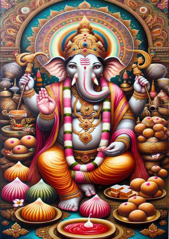 Hindu god Lord Ganesha remover of obstacles
