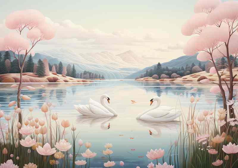 Natures Love Swans