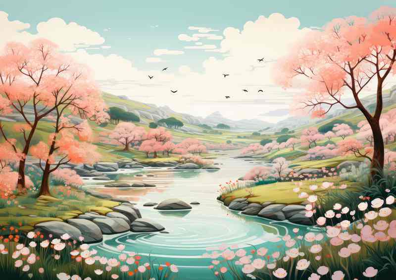 Pastel Serenity Spring