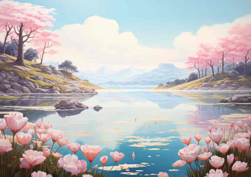 Pink Power River Flows