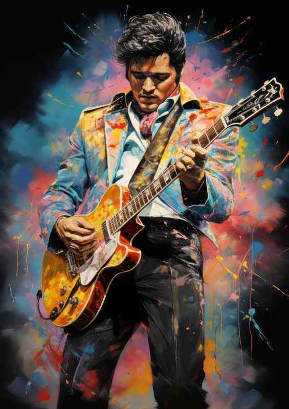 Elvis Presley art from beyond
