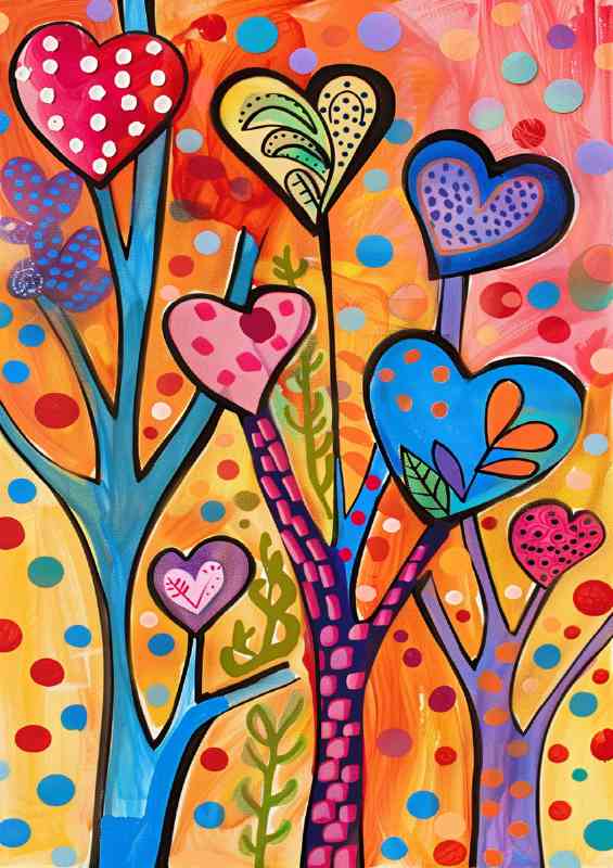 Picacaso style love tree