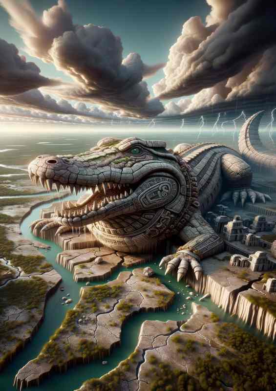 Mayan god Zipacna god of the earths crust