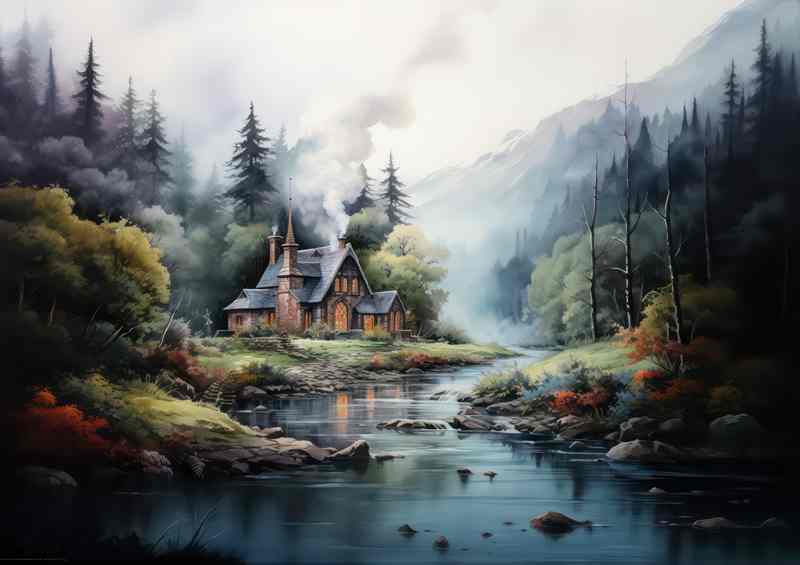 Stream and Cabin A Sweet Melancholy