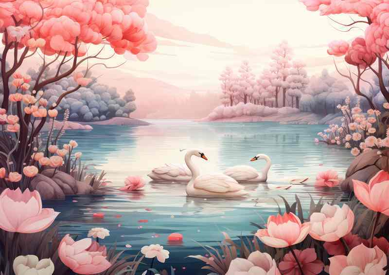 Swan Lake in Pink