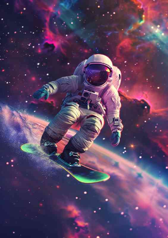 Snowboarding through the galaxys