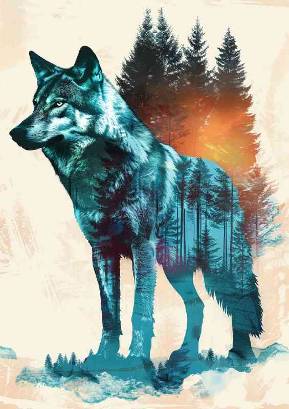 Elecgent wolf blue full exposure