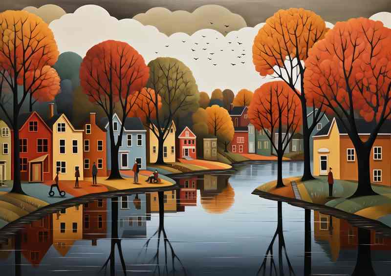 Village by The timeless Lake