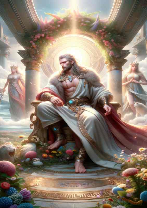 Norse god Baldur beloved and luminous