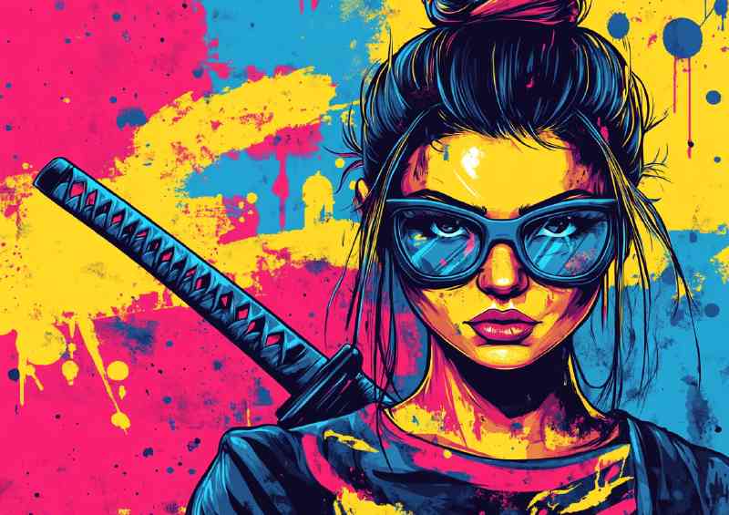 Crazy Samurai girl