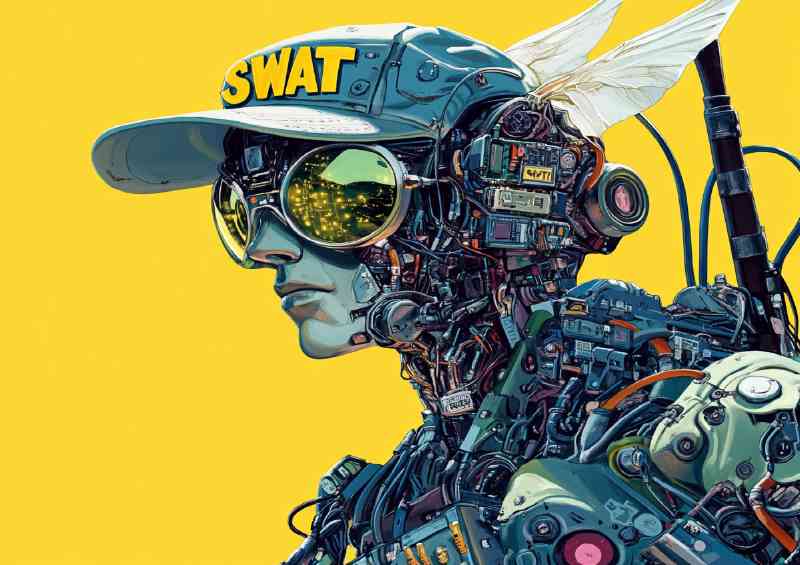 Part human part anthropomorphic robot