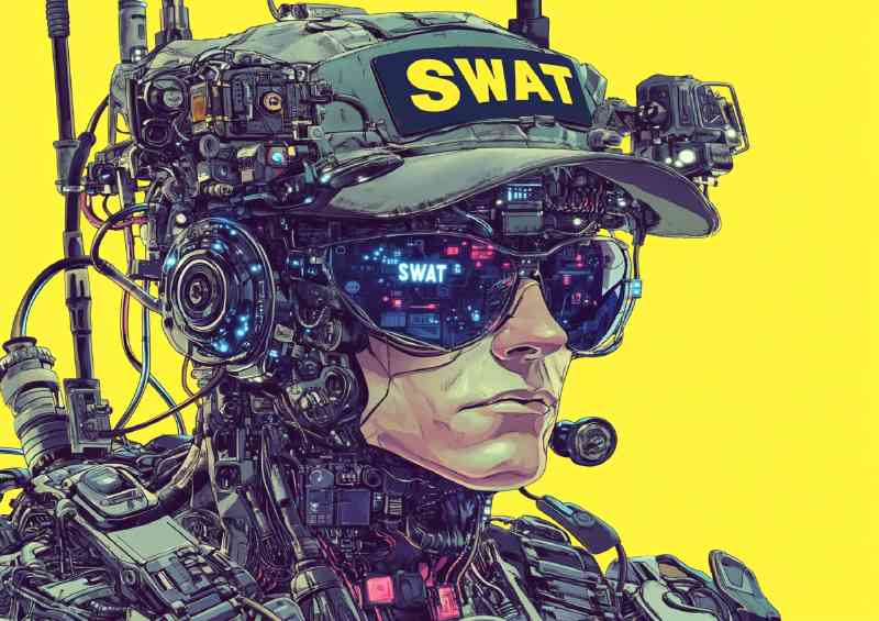 swat cap anthropomorphic robot