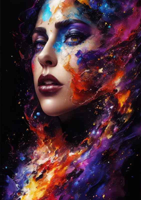 Enchanting Ladys Symphony Splash Art Delight