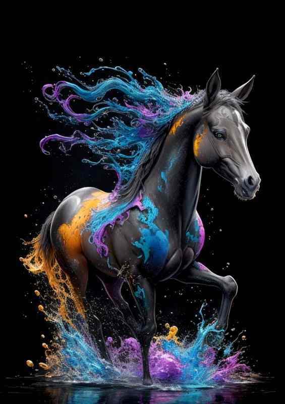 Painted Hooves in Motion