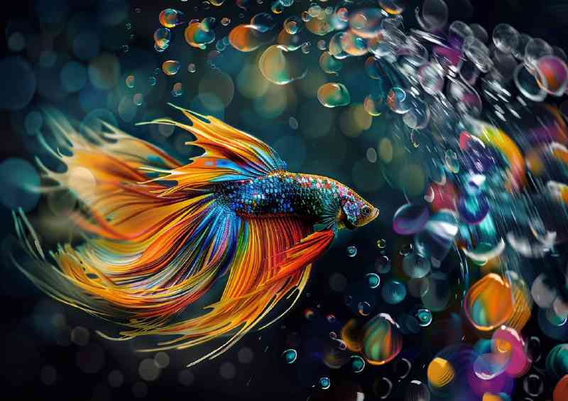 Batta fish so colourful in water