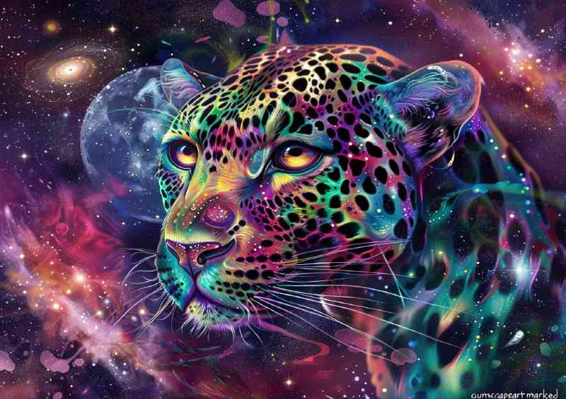 Leopard nebula behind