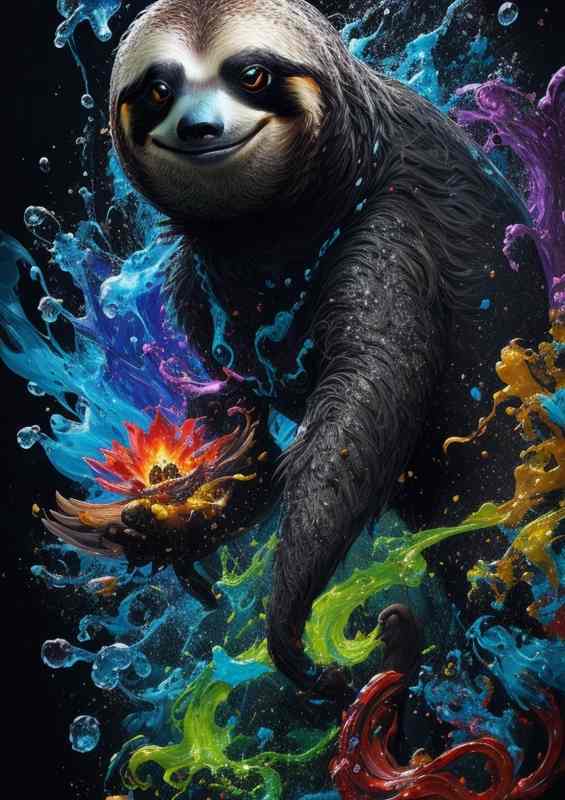 Tranquil Tones of the Sloth