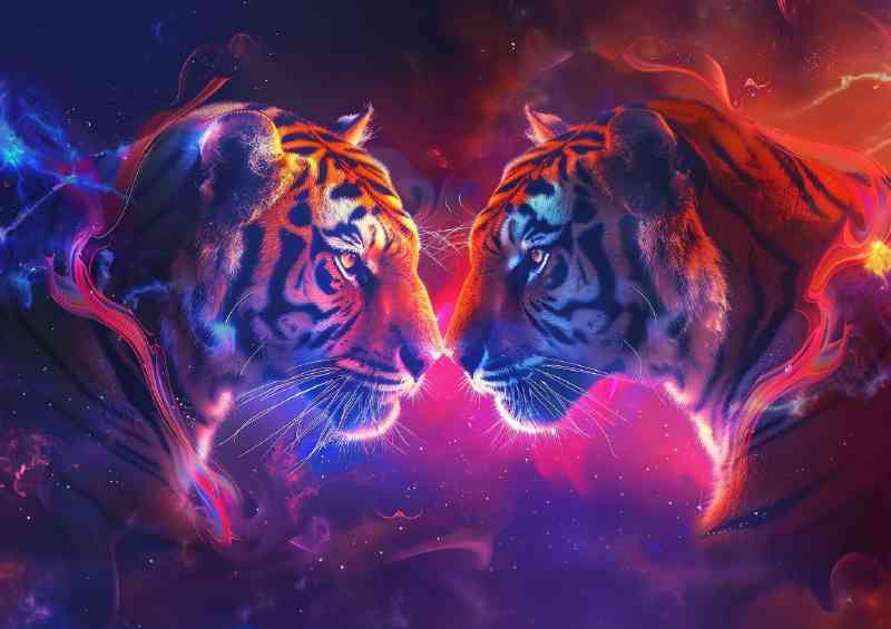 Two tigher love the power