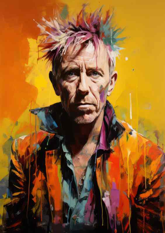 Johnny rotten Very colourful
