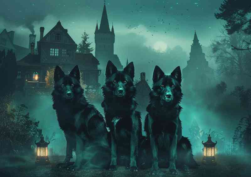 Wolflike dogs in fantasy grounds