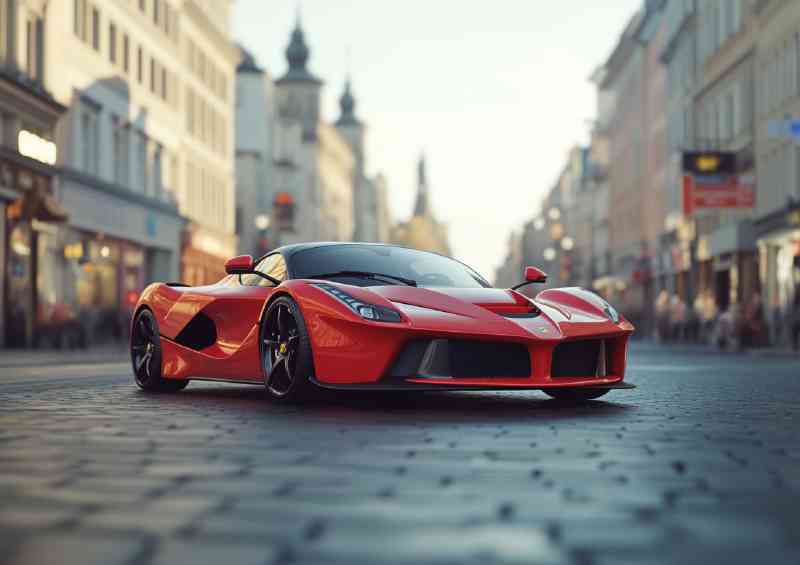 Ferrari LaFerrari red with black details