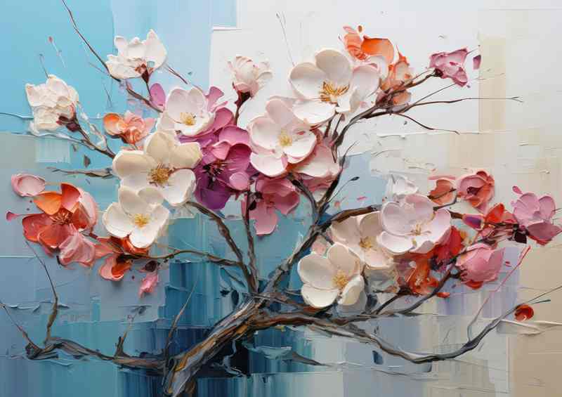 Abstract Floral Whirlwind