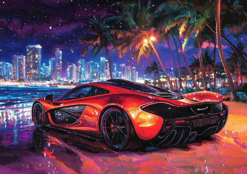 Mclaren car bright lights