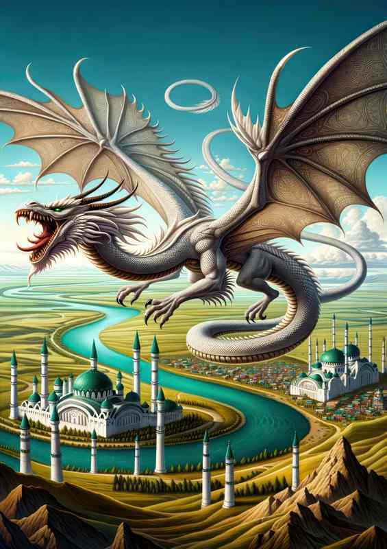 Tatar spirit Zilant dragon guardian