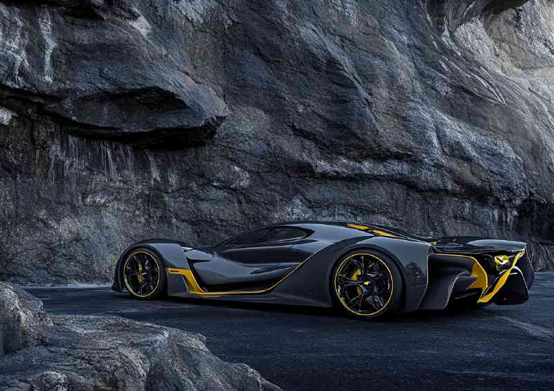 Super concept car in grey