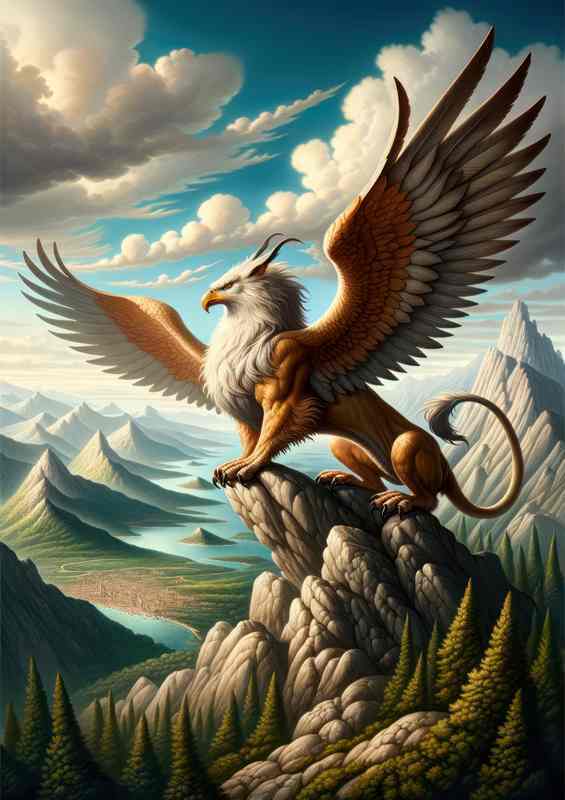 The Griffin a majestic creature with the body of a lion