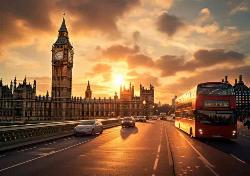 London busy street scene
