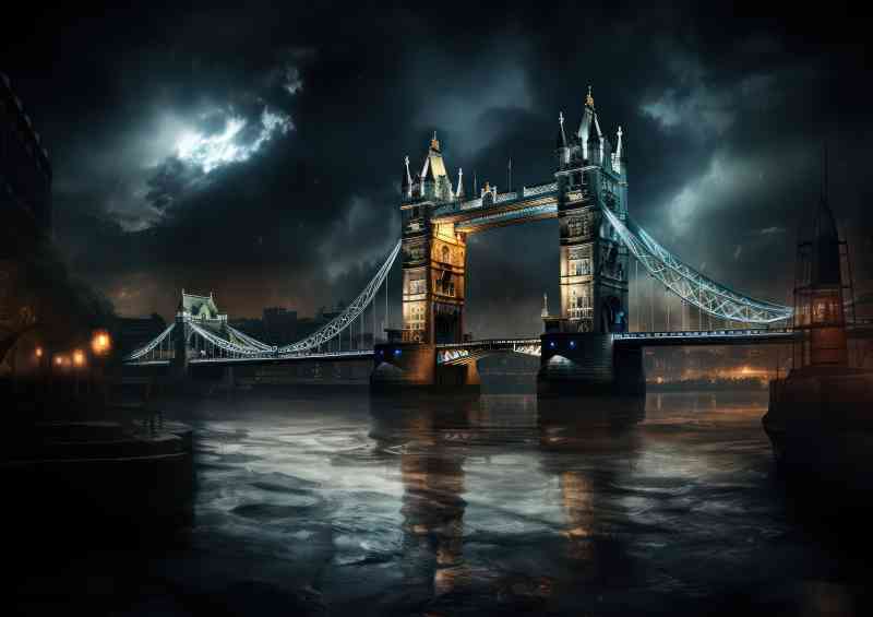 Tower bridge at dusk