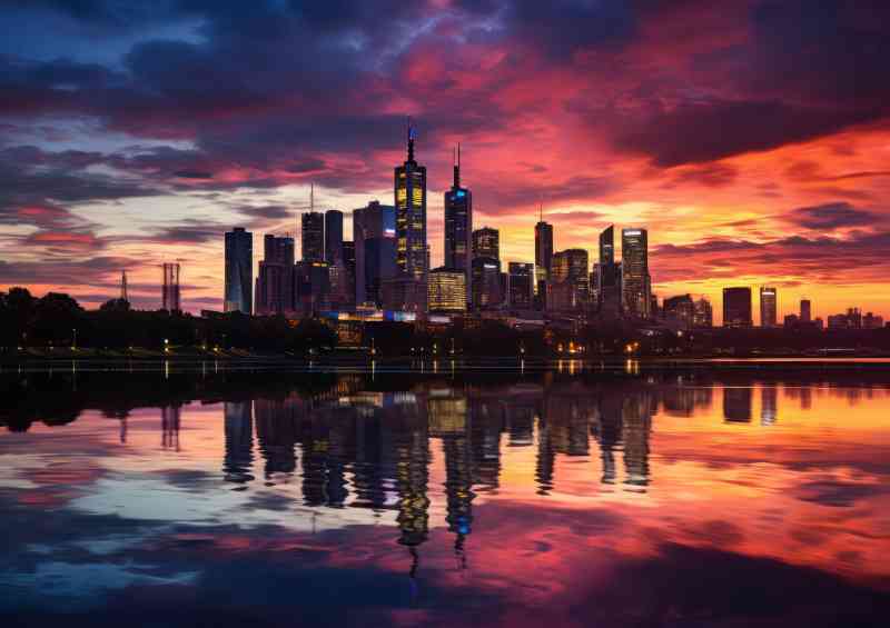 Frankfurt urban germany skyline