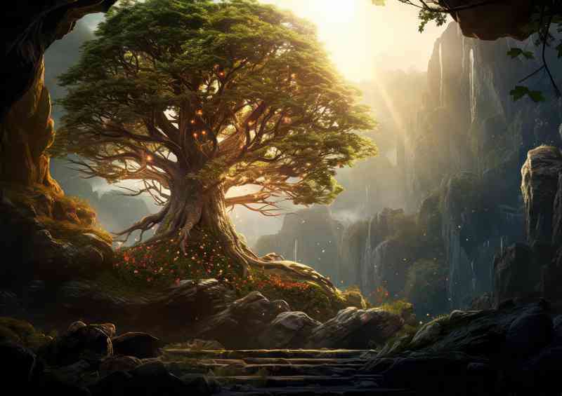 Sunshine Embrace Sun kissed Forest