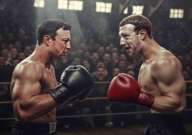 Clash of the titans Elon Musk and Mark Zuckerberg