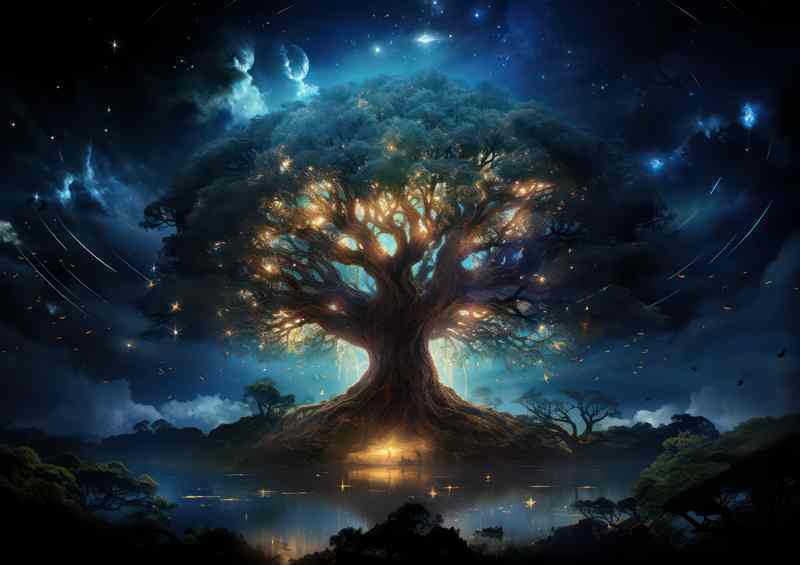 Tree of Life A Heavenly Drape Of Light