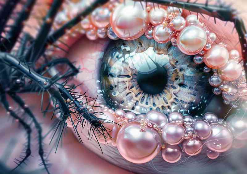 The spiders eye in pink