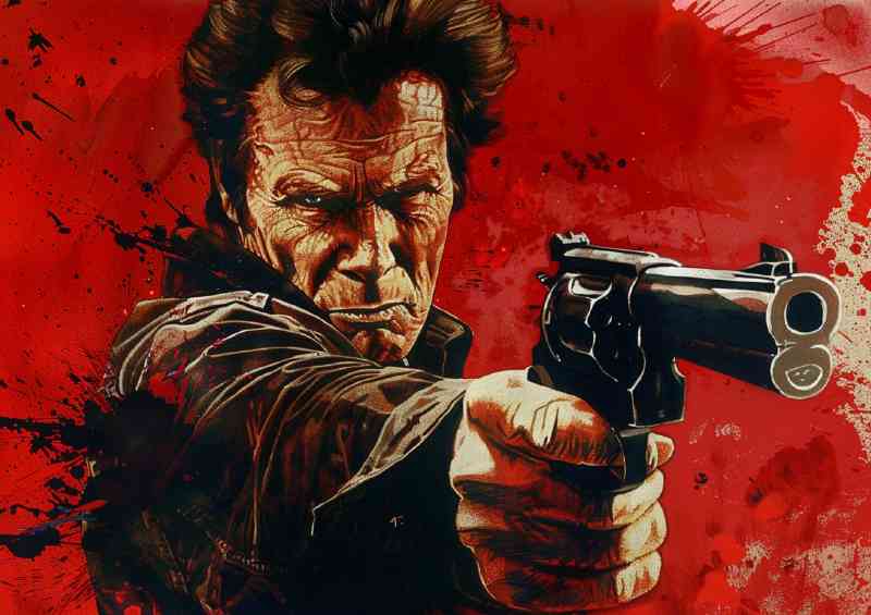 Clint Eastwood as enhanced Patrick Stlion