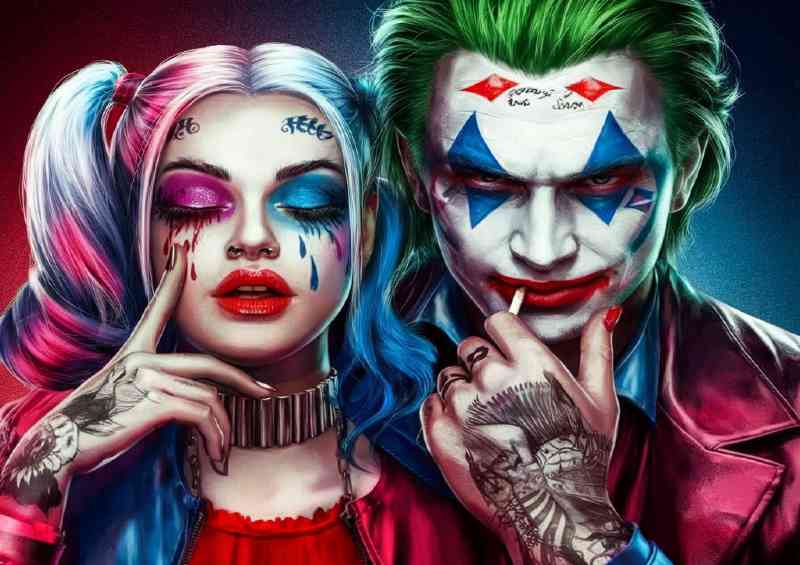 Love harley quinn and joker