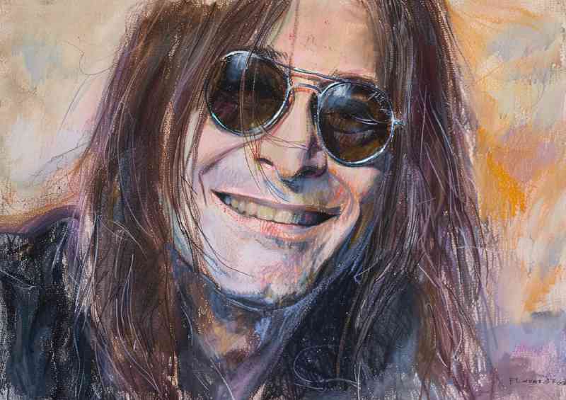 Ozzy in a painted style | Metal Poster