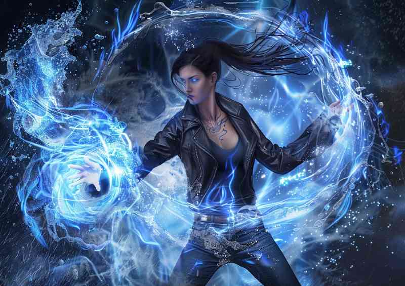 Fantasy female air bender
