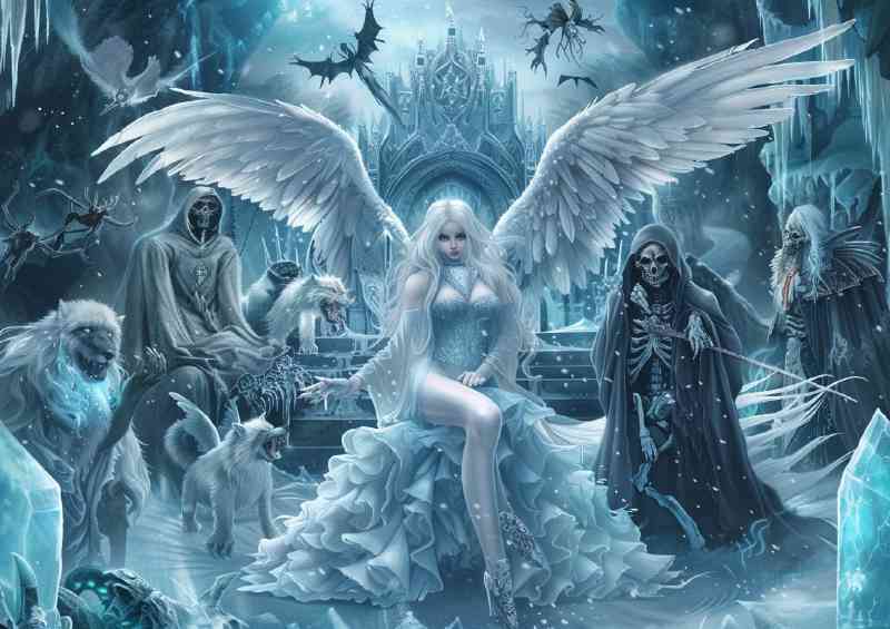 White fox and the ice queen