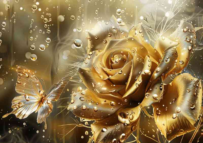 Golden amazing rose
