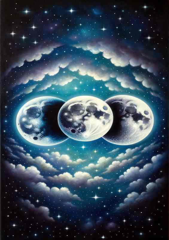 Wiccan Triple Moon Maiden