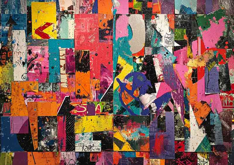 Abstract graffiti art