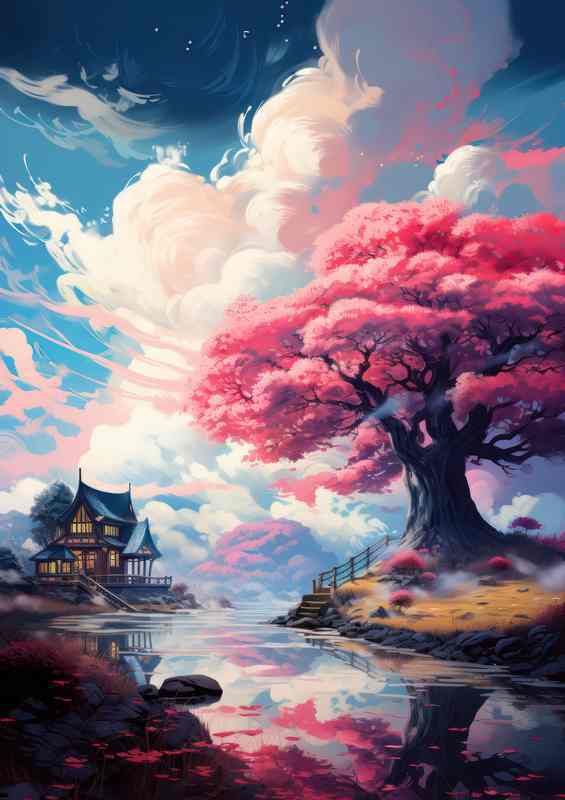 Pink Tree House Fantasy