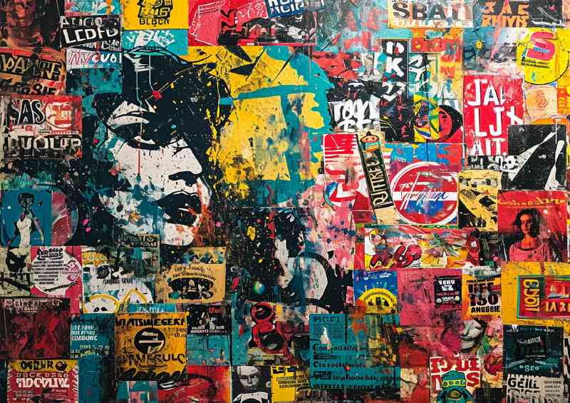 Sticker graffitti art