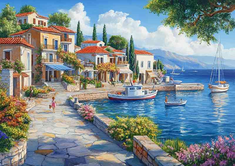 Picturesque Mediterraneancoastal resort