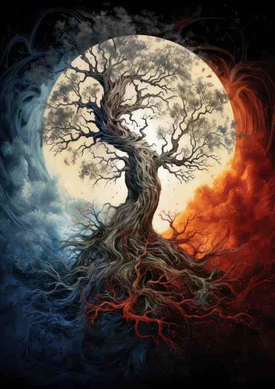 Ying and Yang Tree Wisdom